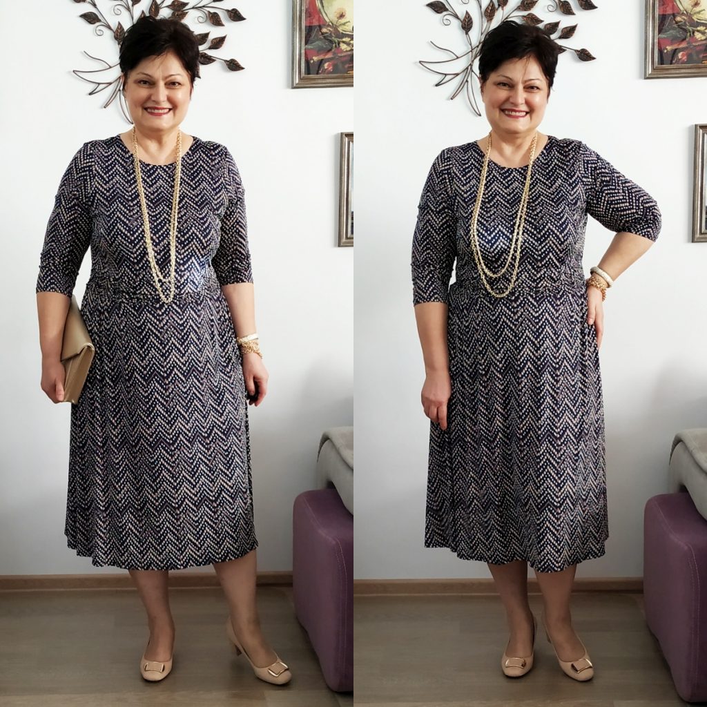 rochie de jerse Roman